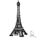 SICOHOME Eiffel Tower 7.0" Black Eiffel Tower Cake Topper with Blings