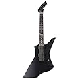 ESP LTD Snakebyte Signature Series James Hetfield Electric Guitar with Case, Black Satin