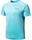 CLSL TM-MTS03-SWZ_Large Tesla Men's HyperDri Short Sleeve T-Shirt Athletic Cool Running Top MTS03