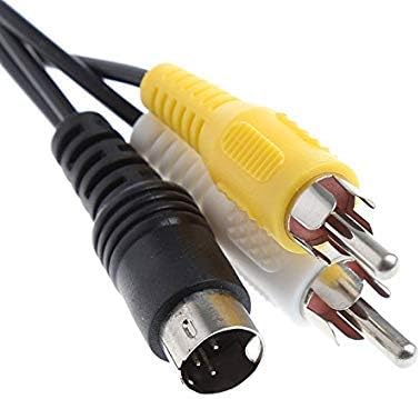 WICAREYO AV Audio Video Composite TV Cable, Compatible for Genesis 1 Mega Drive 1, black - Image 4