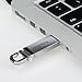 BoqoHyy USB 2.0 Flash Drive 128GB (Ubo/Silver - Hup128)