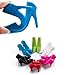 A Little Lemon 3 Pairs Creative Silicon High Heels Desk Cell phone Multifunctional Silicone Cellphone Stand Holder