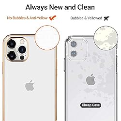 MOWIME iPhone 12 Pro Max Case 6.7 in, Clear Soft