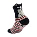 QBSM Womens Cute Dog Owl Animal Crew Socks Colorful Novelty Cotton Socks 5 Pack 5 Colorful Cute Dogs One Size