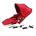 Baby Jogger City Select Second Seat Kit with Silver Frame, Ruby