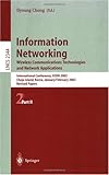Information Networking : Wireless Communications Technologies and Network Applications, , 3540442553