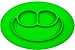 Silicone Kids Placemat, Strong Table Suction, Fits Most Highchair Trays, Dishwasher, Microwave Safe, FDA Approved BPA Free (Green)