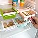 UR Kitchen Gadgets Plastic Kitchen Refrigerator Fridge Storage Rack Freezer Shelf Holder Kitchen Organization (4 PCS)