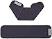Amazon Basics Room Darkening Blackout Window Curtain with Rod Pocket and Tie Back, 52 x 63 Inches, Black - Set of 2