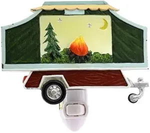 Outlet Plugin Night Light Lamp Pop Up Travel Trailer Camper RV, 5