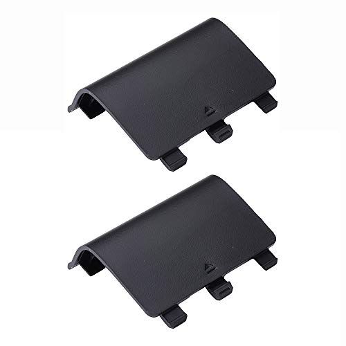 2X Battery Cover Door for Xbox One Wireless Controller(Black) - Thumbnail 3