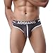NEARTIME Men's Underwear, Mens Boxers Pouch Shorts Underpants Sleepwear (L, Gray)