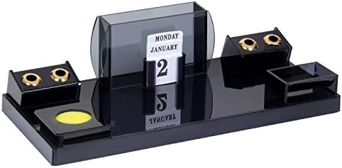 Fab Handicraft Desk Organiser Cum Pen Stand (Black)