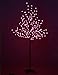 Lightshare 6Ft 208L LED Rose Flower Tree, Home Garden/Summer/Wedding/Birthday, Christmas, Festival, Party Indoor and Outdoor Use,Warm White