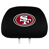Team ProMark San Francisco 49ers Head Rest Covers - Set of 2