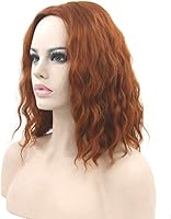 Kort högtemperatur-siden kort lockigt hår ljusbrunt 