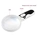 Magnifying Glass with LED Lights,Includes 4 Lens(2.5X,5X,10x,16x) Handheld magnifer Loupe for Hobby, Reading,Crafts,Macular Degeneration