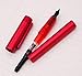 Lanxivi Anodized Aluminum Fountain Pen SKY II Series Germany Schmidt Fine Nib & Ink Converter Execute Red Pen Gift Set for Business Signature