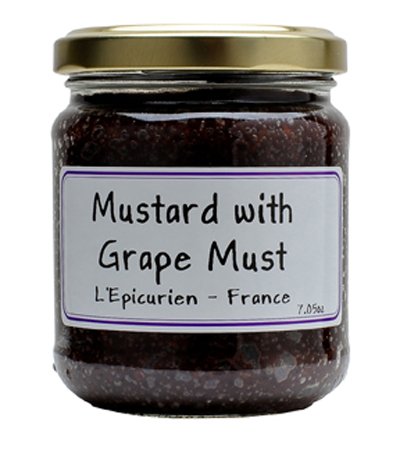 Grape Must Flavored L'Epicurien Gourmet French mustard - Thumbnail 2