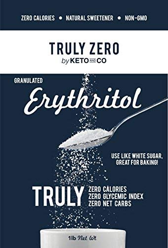 Truly Zero Erythritol Sweetener - 1 lb - All Natural Non GMO Zero Calorie Zero Glycemic Index Zero Net Carbohydrate Sugar Alternative - Thumbnail 2