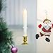 Boao Christmas Candle Suction Cups Holder Window Candle Clamp Candles Suction Holder forChristmas Thanksgiving Party Favors (40 Pieces)