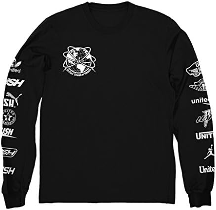 "Globe" Long Sleeve T-Shirt to match Jordan 11 Barons Low sneakers (XL)