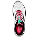 Brooks Womens Ghost 11 Running Shoe - White/Pink/Black - B - 8.0