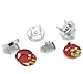 HOUSWEETY 20 Sets Silver Tone Magnetic Purse Snap Clasps/ Closure Purse Handbag 18mm Dia