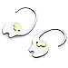 JEWME 925 Sterling Silver Jewelry Pierced Earrings Elephant Polished Women Girls Gift