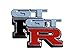 Deselen - LP-MO03 - Emblem Metal Stickers Decals Badge Labeling for Nissan Nismo GT-R, R32, R33, R34, R35, 370Z (Red)