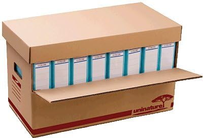 Definiclas Uninature - Contenedor con 8 archivadores: Amazon.es: Oficina y papelería