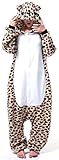 iNewbetter Sleepsuit Costume Cosplay Kigurumi Onesie Pajamas Leopard