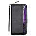 Travel Wallet RFID Blocking Document Organizer Bag, Family Passport Holder, Id Wristlet