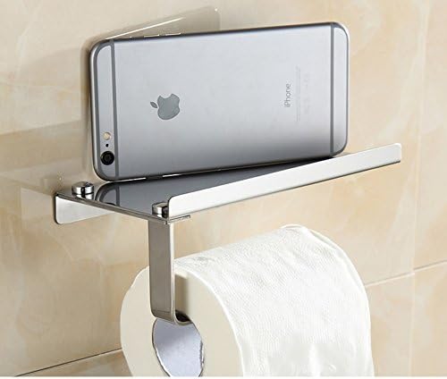 Copper antique toilet roll holder Multipurpose Towel rack/[Multifunctional towel rack]/Stainless steel toilet paper holder/Tissue box mobile-A