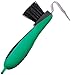 Tough 1 Great Grip Hoof Pick/Brush, Neon Green