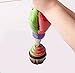 Villy CupCake Decorating Tool Swirl 3-Color Coupler Icing Piping Bag Nozzle Converter