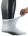 Yomandamor Men's Diabetic Ankle Socks with Seamless Toe and Non-Binding Top,6 Pairs L Size(10-13)
