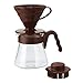 Hario V60 Pour Over Coffee Starter Set, Size 02, Brown