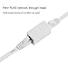 Ethernet RJ45 Adapter (2Pack) - XINCA Shielded in Line RJ45 Coupler for Cat7 Cat6 Cat5e Ethernet Cable Extender Connector - Female to Female (White - 2Pack)