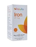 Frunutta Iron Under the Tongue Sublingual Tablets - Iron 27 mg Micro Quick Absorb Instant Dissolve Tablets 3 Month Supply