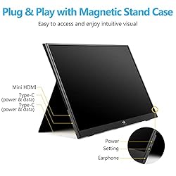 Z-Edge Portable Monitor for Laptop, 15.6 Inch