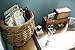 Nantucket Bike Basket Co Cisco Collection Classic/Tapered Bicycle Basket (Tan,11.5 x 9.5