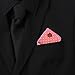Puentes Denver Pocket Square 100% Cotton, Pink Polka Dot, Button Collection