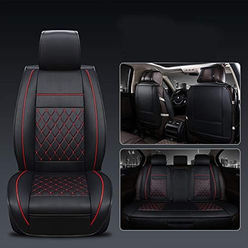 Achicoo シートクッション 車用クッション カークッション ユニバーサル フォーシーズンズ カー フルカバー 新作 プロテクター レッドブラックスタンダードエディション リアシート 3d シートカバー