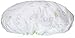 Klorane Washable Terrycloth Lined Showercap, Waterproof, Generously Sized for Long and Thick Hair, Eco-friendly, BPA PVC Free, White Color with a pattern
