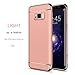 NAISU Galaxy S8 Plus Case, Galaxy S8 Plus Back Cover, Ultra Slim & Rugged Fit Shock Drop Proof Impact Resist Protective Case, 3 in 1 Hard Case for Samsung Galaxy S8 Plus - Rose Gold