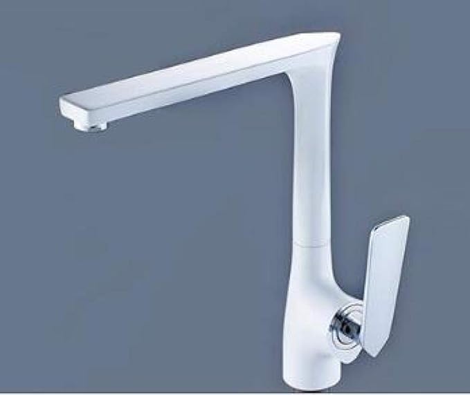 Grifo Grifo Blanco De Cocina Revestimiento De Superficie De Cobre Orb