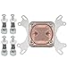 BXQINLENX Professional Universal CPU Water Cooling Block for Intel/AMD Water Cool System Computer Clear (Transparent)