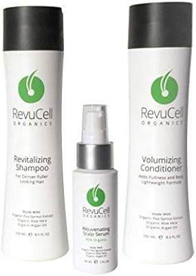 Revucell Organics Hair Loss Treatment For Men Women Includes