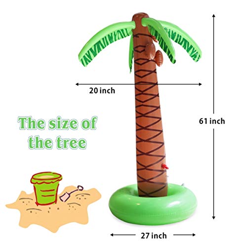 image for Idefair Water Sprinkler Toy Inflatable Palm Tree, Outdoor Water Play S